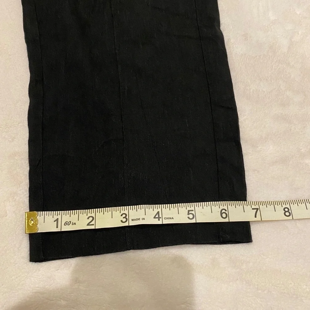 Aritzia Babaton Errol Linen Blend Drawstring Pants 16367